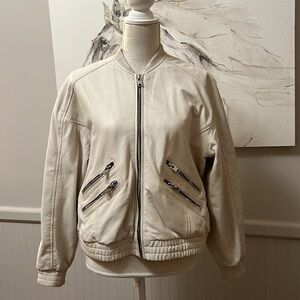 MAURITIUS lamb leather jacket ov